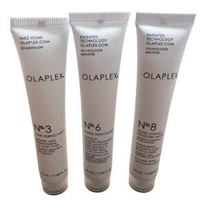 NEW Olaplex No 3 No 6 No 8 Hair Bonder Strengthener Travel Set Self Care Smooth